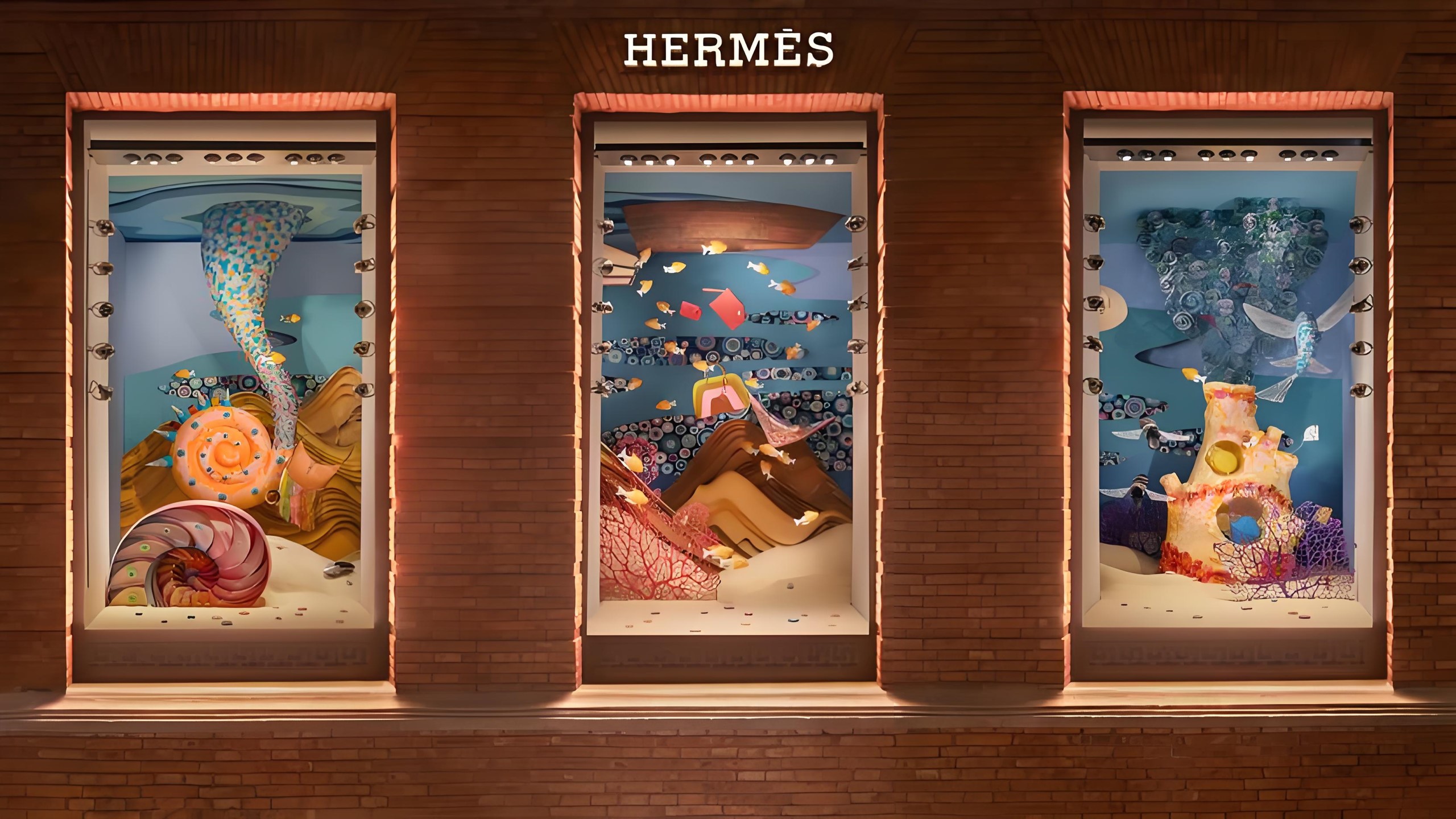 Hermès Window Display
